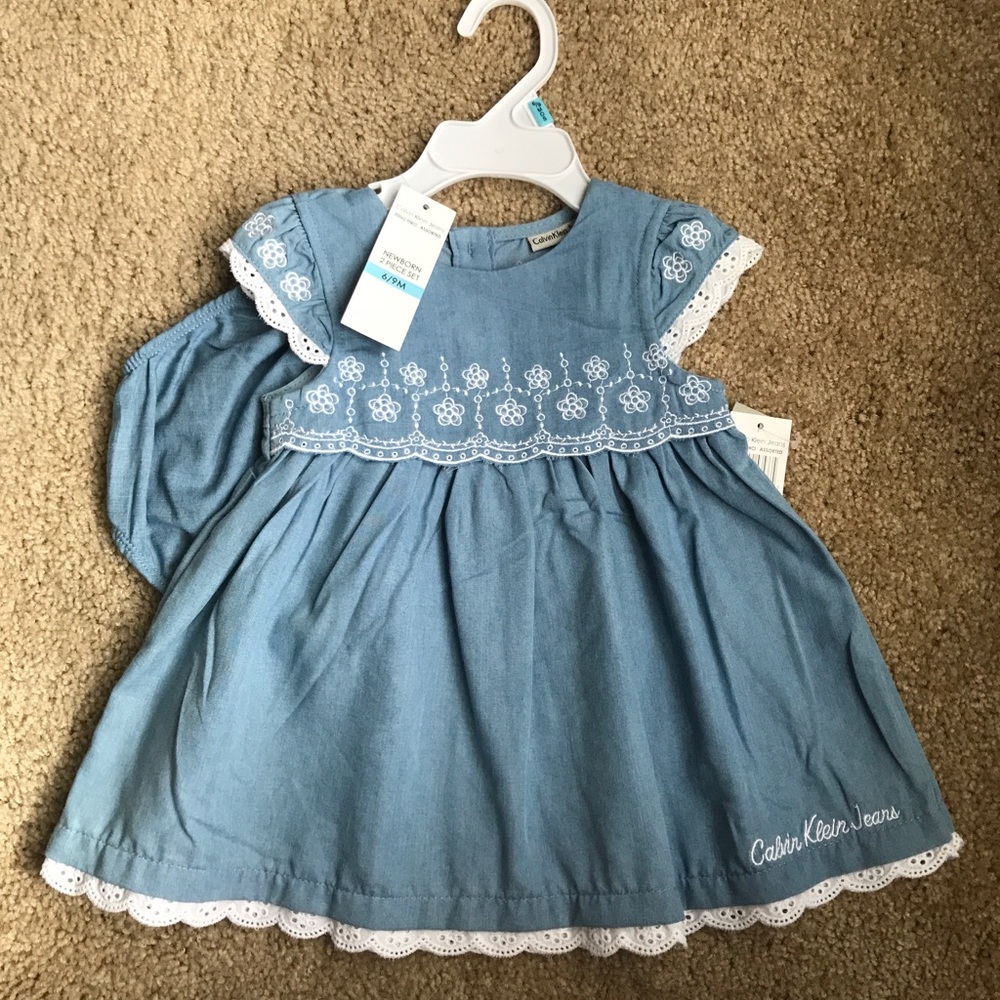 Baby girl Calvin Klein jean dress